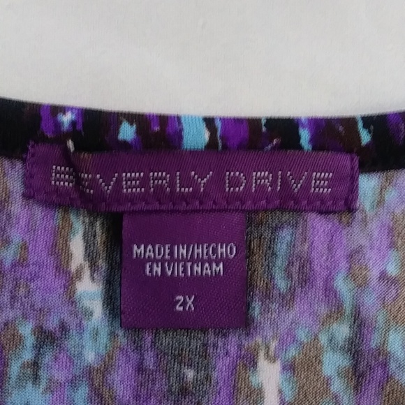 Beverly Drive Plus Size Women's size 2x top blouse - Picture 7 of 7